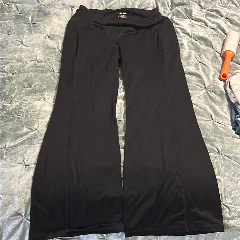 Torrid Black Wide-Leg Pants